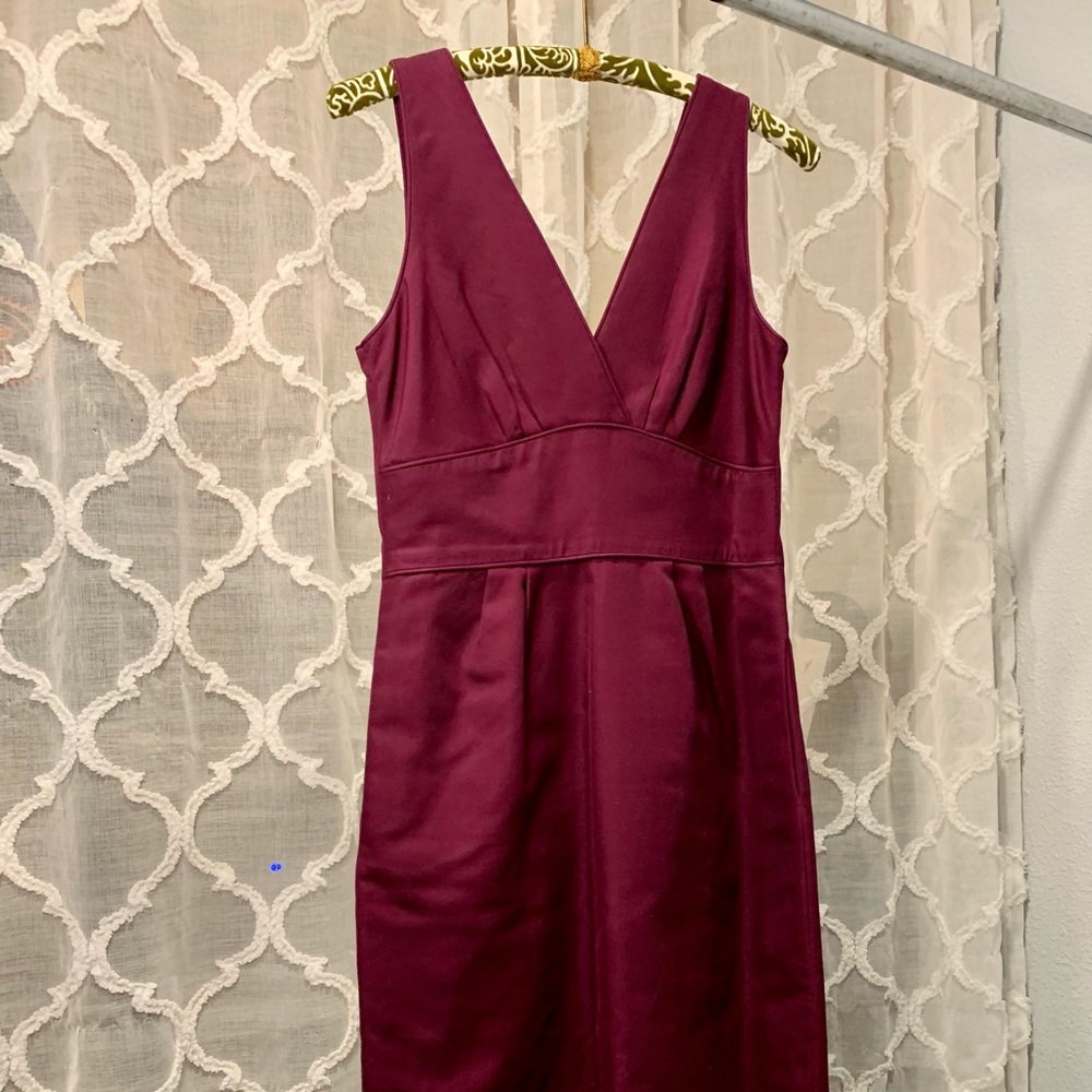 JCrew Cotton V neck dress